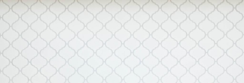 Motif main Retro Vintage Carreau de mosaïque Céramique Florentine blanc mat MOS13-11WM_m