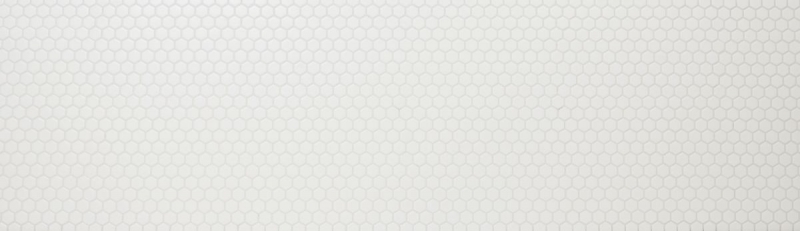 Motif main Mosaïque Carreau céramique Hexagone blanc mat mur douche Carreaux muraux MOS11A-0111_m