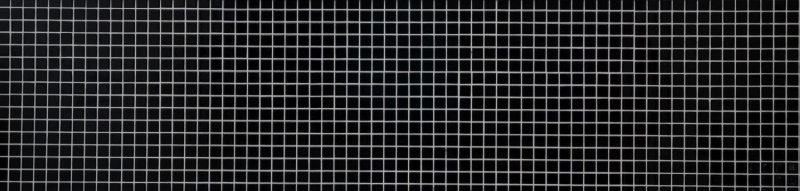 Motif manuel Carreau de mosaïque Céramique NOIR BRILLANT Mur Carrelage cuisine MOS18-0302_m
