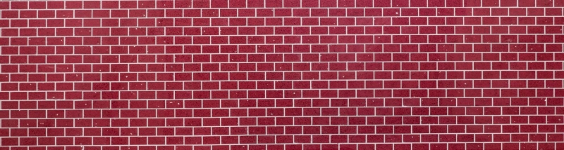 Motif main Mosaïque Carrelage Quartz Composite Pierre artificielle Brick Artificial rouge MOS46-ASMB4_m