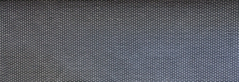 Échantillon manuel de mosaïque ECO Recycling GLAS Brick Enamel noir mat MOS140-B21B_m