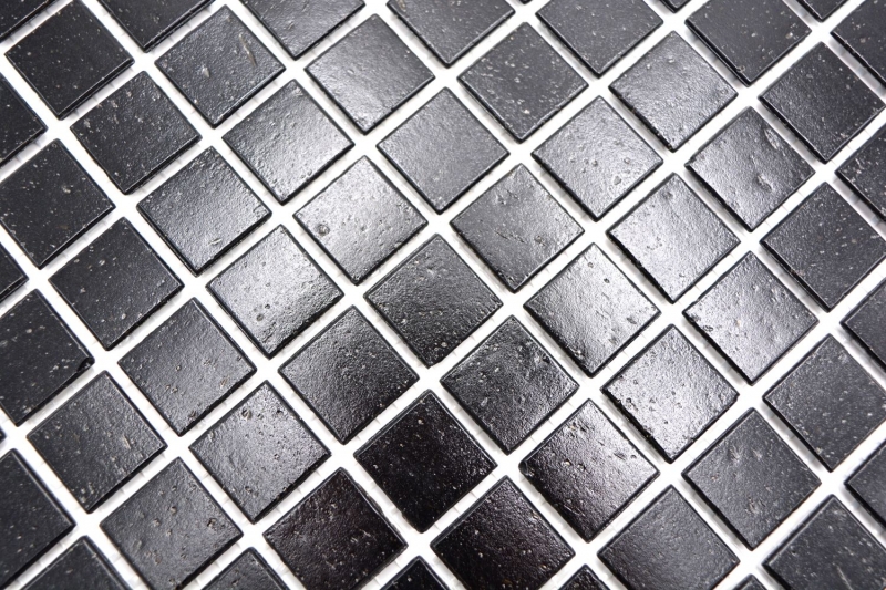 Échantillon manuel de mosaïque de verre noir Carrelage mural Carrelage de salle de bain MOS50-0302_m