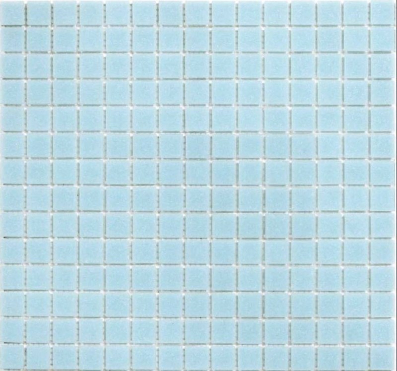 Motif manuel Carreau mosaïque en verre bleu clair Carrelage mural Carrelage de salle de bain Dos de douche MOS200-A11-N_m
