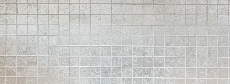 Motif manuel Carreau de mosaïque de verre translucide Crystal argent structure BAD WC cuisine MUR MOS68-4SB21_m
