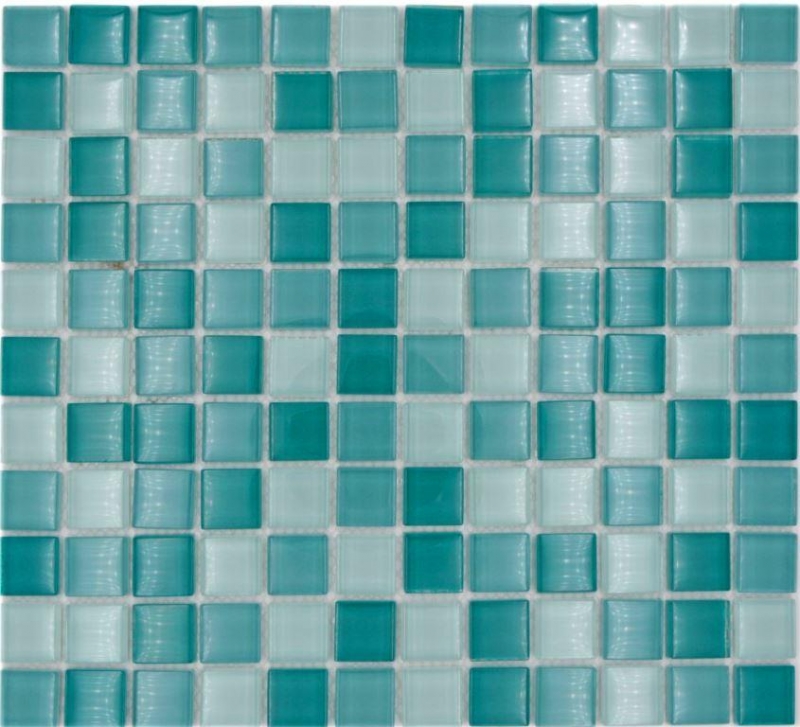 Motif main Carreau de mosaïque translucide vert Mosaïque de verre Crystal vert SALLE DE BAINS WC CUISINE MUR MOS72-0602_m