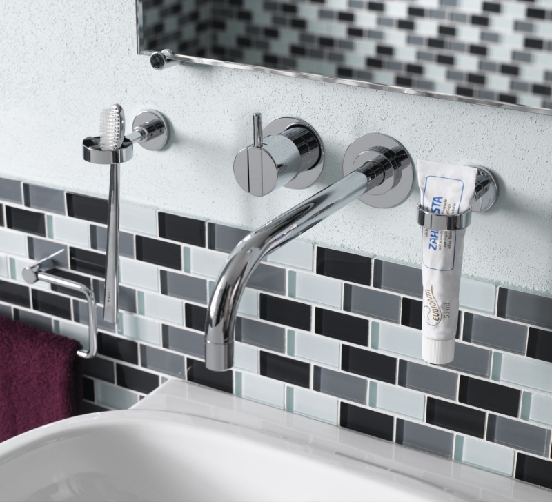 Motif manuel Carreau de mosaïque gris translucide Brick Mosaïque de verre Crystal gris MOS76-0204_m