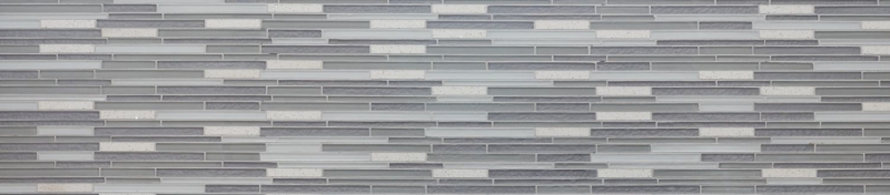 Échantillon manuel Carreau de mosaïque Translucide Composite blanc Multistick Mosaïque de verre Crystal Artificial blanc MOS86-MS90_m