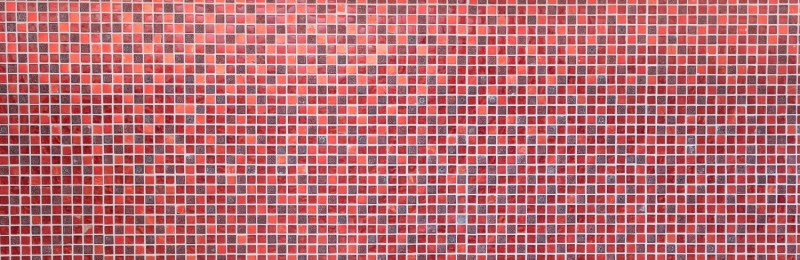 Motif à main Carreau de mosaïque Translucide rouge Mosaïque de verre Crystal Resin rouge BAD WC cuisine MUR MOS92-0904_m