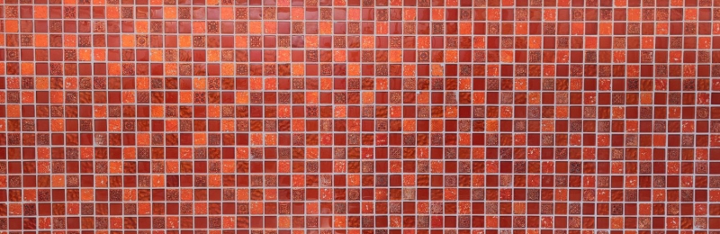 Motif manuel Carreau de mosaïque Translucide rouge Mosaïque de verre Crystal Resin rouge Structure MOS83-CB30_m
