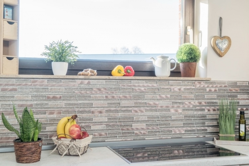 Échantillon manuel Carreau de mosaïque Translucide aluminium beige cuivre composite Mosaïque de verre Crystal pierre alu beige cuivre MOS49-GV74_m