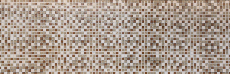 Échantillon manuel Carreau de mosaïque Translucide beige Mosaïque de verre Crystal Pierre beige MOS92-1204_m