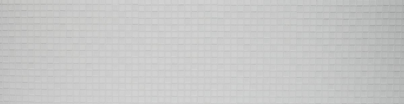 Échantillon manuel Carreau de mosaïque autocollant blanc translucide Mosaïque de verre Crystal blanc mat MOS200-4CM20_m