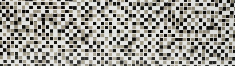 échantillon manuel carreau de mosaïque autocollant translucide brun noir blanc mosaïque de verre Crystal brun noir blanc MOS200-4CM30_m
