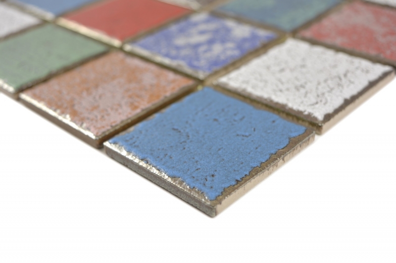 Motif main Mosaïque céramique Vintage Retro used look Carreau de mosaïque murale Carrelage cuisine salle de bain MOS24-1234_m