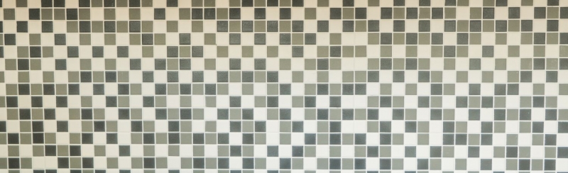 Échantillon manuel Carreau de mosaïque Céramique noir blanc anthracite mat Receveur de douche MOS18-2213-R10_m