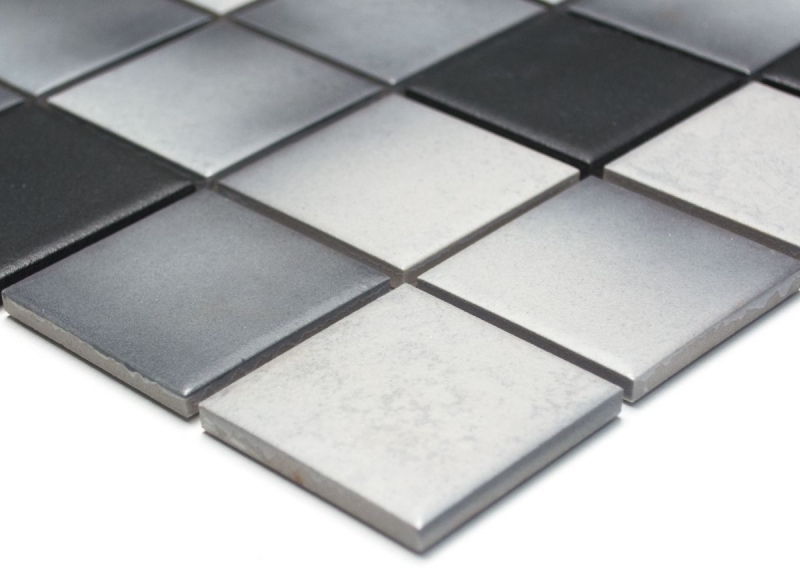 Échantillon manuel de carreaux de mosaïque CÉRAMIQUE GRIS MIX RUTSCHICHER MOS16-2211-R10_m