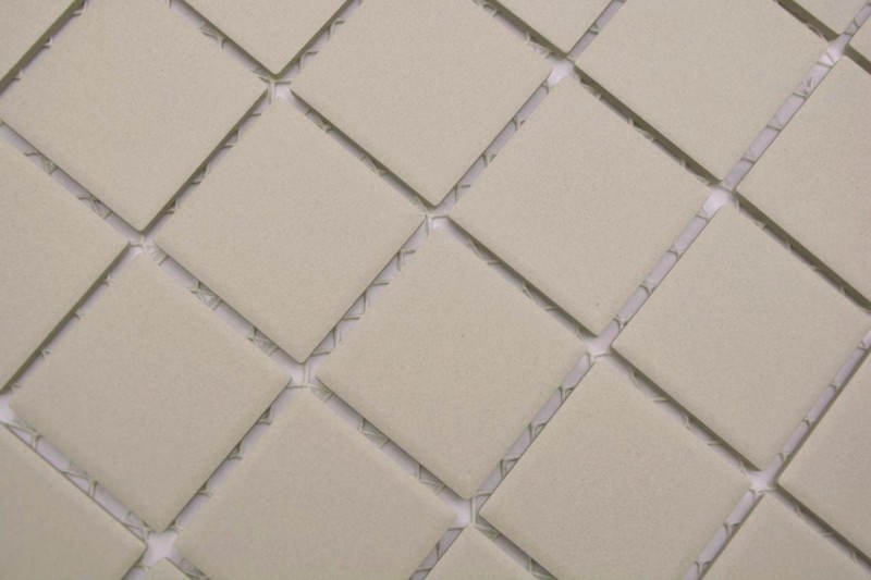 Échantillon manuel Carreau de mosaïque Céramique beige clair magnolia non émaillé RUTSCHEMMEND MOS14B-1211-R10_m