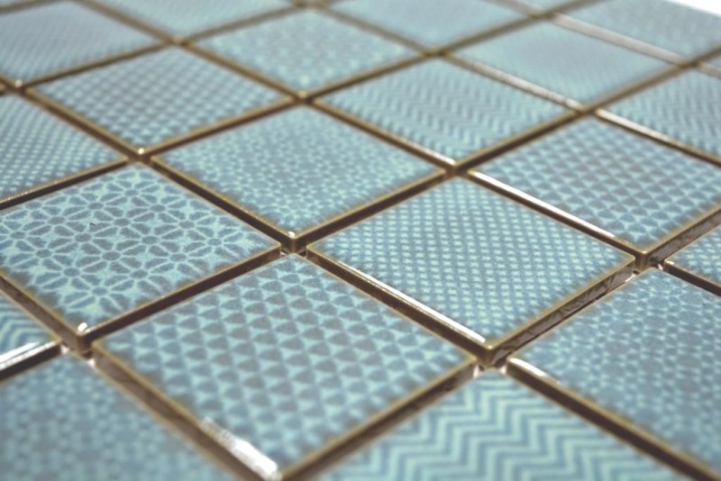 Carreaux de mosaïque seladon vert BAD piscine carrelage fond de cuisine MOS16-0602_f | 10 tapis de mosaïque