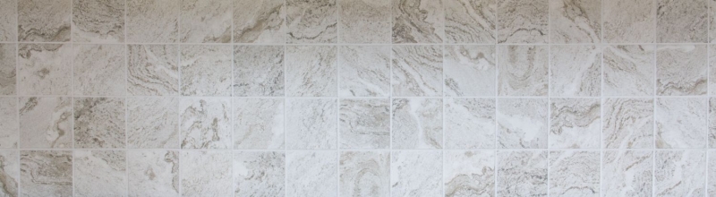 Mosaïque Carreau céramique aspect pierre Structure gris clair Carrelage cuisine MOS22-HWA9LG_f | 10 Tapis de mosaïque