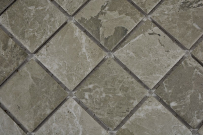 Mosaïque imitation pierre naturelle beige brun sable structure carrelage MOS16-AISO89_f | 10 tapis de mosaïque