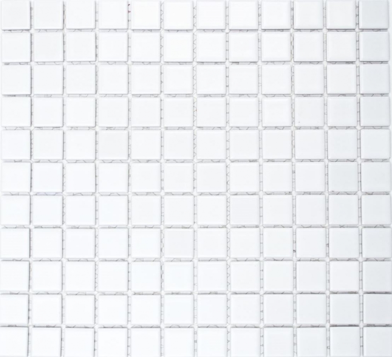 Carreau mosaïque Céramique BLANC MATTE Mur Carrelage cuisine salle de bain douche MOS18-0111_f