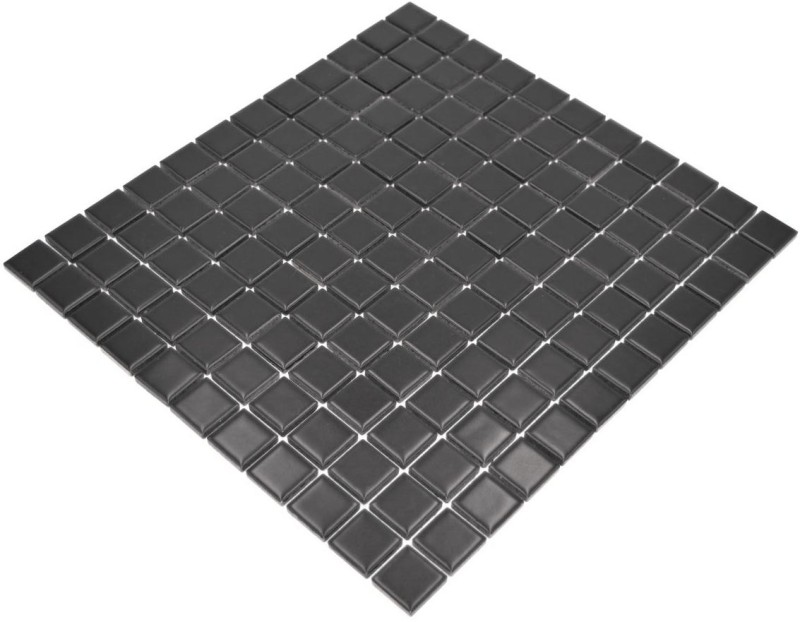 Carreau de mosaïque Céramique NOIR MATTE Carreaux muraux Cuisine MOS18-0311_f