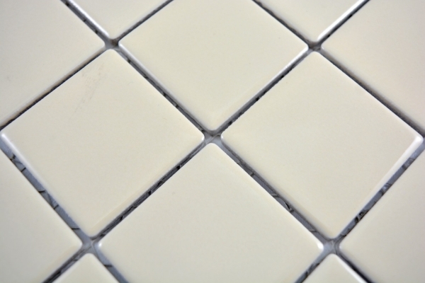 Carreau de mosaïque beige magnolia dosseret de cuisine brillant MOS14-1902_f