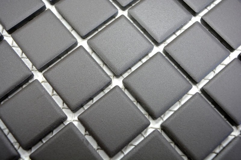 Mosaïque Carreau céramique brun non émaillé Carreau de salle de bain MOS18-CU050_f