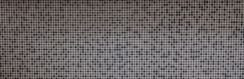 Mosaïque ECO GLAS Enamel gris-brun mat MOS140-05G_f | 10 Tapis de mosaïque