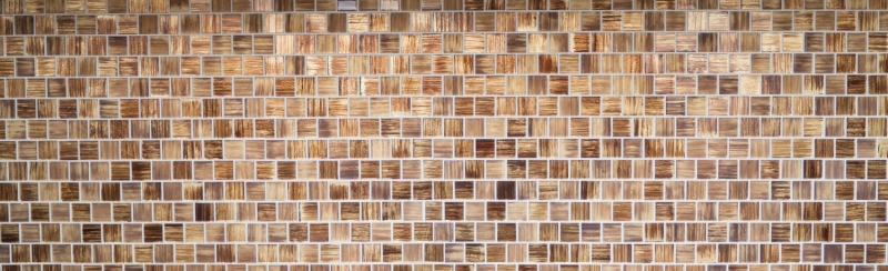 Mosaïque Carreau de verre Mosaïque de verre Crystal verre laiteux brun clair mat givré MOS78-CF85_f