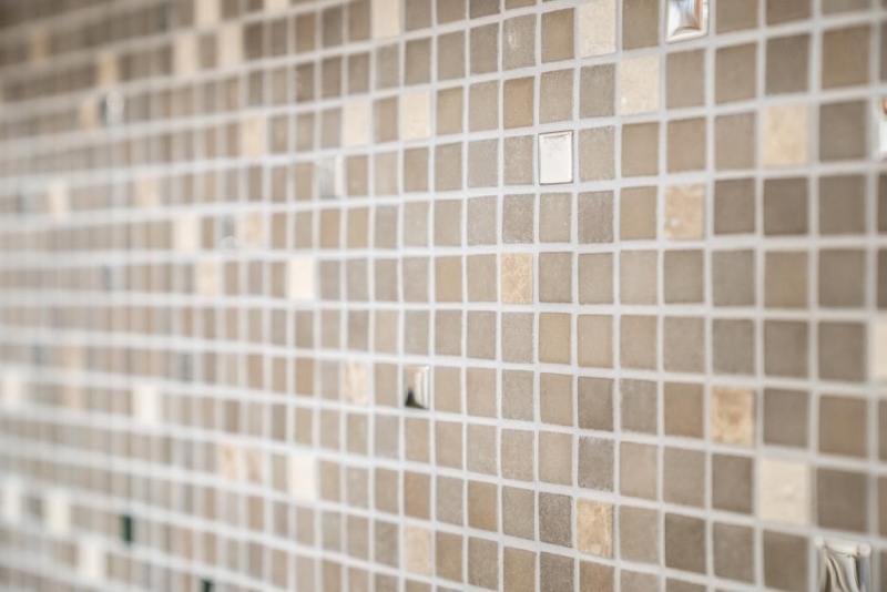 Carreau de mosaïque Pierre translucide blanc SILK SALLE DE BAIN WC CUISINE MUR MOS91-0214_f | 10 Tapis de mosaïque