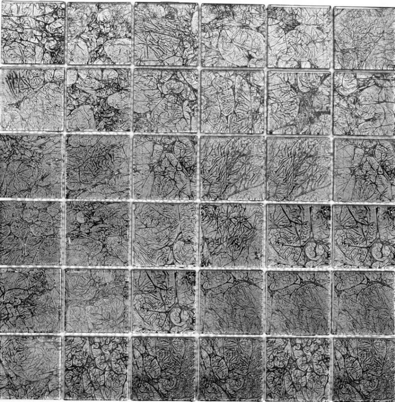 Mosaïque de fond Mosaïque de verre noir structure MOS126-CM4BL22_f