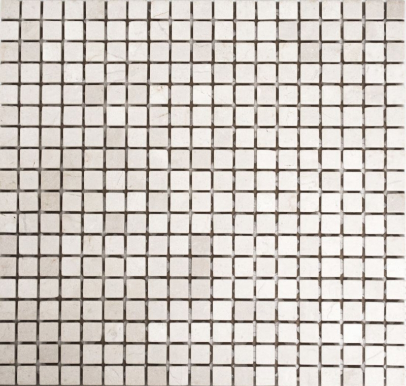 Mosaïque Marbre Pierre naturelle crème Botticino Anticato MOS38-0104_f