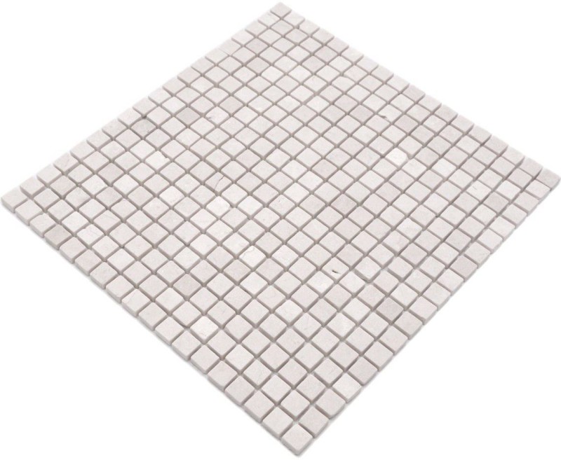 Mosaïque Marbre Pierre naturelle crème Botticino Anticato MOS38-0104_f