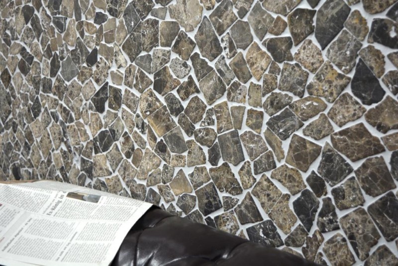 Mosaïque Marbre Pierre naturelle beige Bruch Ciot Castanao MOS44-30-180_f
