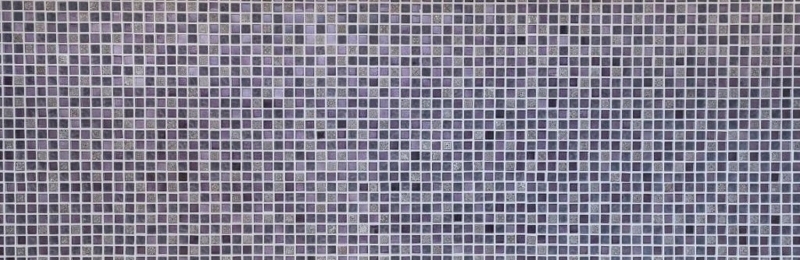 Carreau mosaïque translucide lilas verre mosaïque Crystal Resin lilas lilas mat BAD WC cuisine MUR MOS92-1107_f