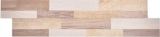 panneau mural autocollant aluminium métal aspect bois clair panneau arrière cuisine carrelage MOS200-W2211_f