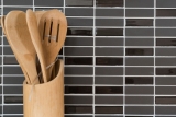Carreau mosaïque céramique baguettes brun non émaillé verre dosseret cuisine MOS24-1313-R10_f