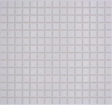 Carreaux mosaïque verre blanc Carreaux mosaïque murale carrelage cuisine salle de bain MOS50-0101_f