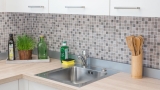 Carreaux de mosaïque ECO Recyclé GLAS ECO Structure bois gris-beige MOS63-324_f