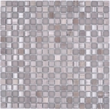 Carreau de mosaïque verre pierre naturelle mosaïque pierre mix gris mat carreaux MOS92-590_f