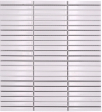 Mosaïque céramique Carreaux de mosaïque blanc brillant mur cuisine salle de bain douche MOS24-CG11