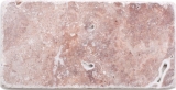 Pierre naturelle Carreaux de mosaïque Travertin rouge mat mur sol cuisine salle de bain douche MOSF-45-M450