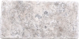Pierre naturelle Carreaux de mosaïque Travertin blanc gris mat mur sol cuisine salle de bain douche MOSF-45-M470