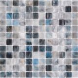 Mosaïque de piscine Mosaïque de verre gris anthracite changeant mur sol cuisine salle de bain douche MOS220-P56256_f
