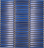 Mosaïque céramique Carreaux de mosaïque bleu cobalt brillant mur cuisine salle de bain douche MOS24-CG51_f