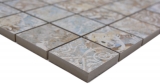 Motif main mosaïque céramique grès cérame multicolore mat mur sol cuisine salle de bain douche MOS14-47CS_m
