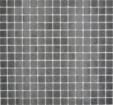 Mosaïque de verre Mosaïque de piscine Mosaïque flottante Gris aspect basalte gris foncé collé sur papier pour piscine - MOS200-A09