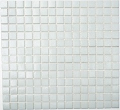 Mosaïque de verre Carreau de mosaïque super blanc Spots douche SALLE DE BAINS MUR cuisine - MOS50-0101