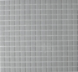 Mosaïque de verre Mosaïque gris clair Carreau de mur Carreau de cuisine Salle de bain - MOS200-A105